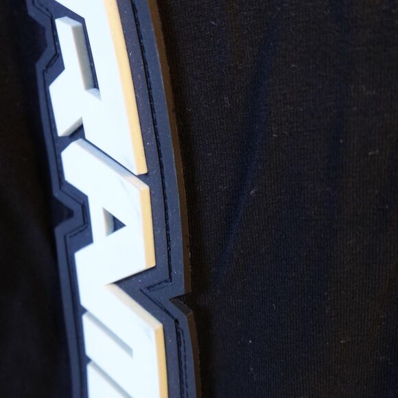 Black Pyramid Shirt Mens Large Black Graphic Patch Tee Car Design Streetwear - Picture 6 of 13